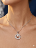 Big & Small Heart pendant - 925 Sterling Silver