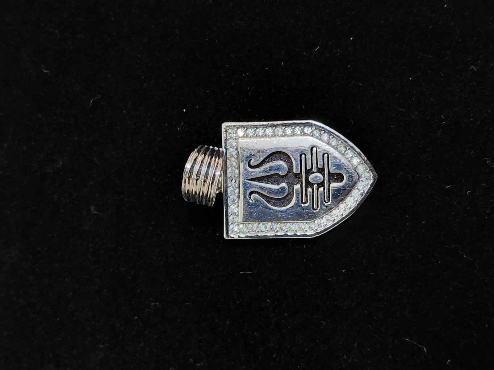 Har Har Mahadev Pendant - 925 Sterling Silver