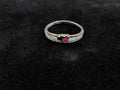 Pink Stone Heart Ring - 925 Sterling Silver