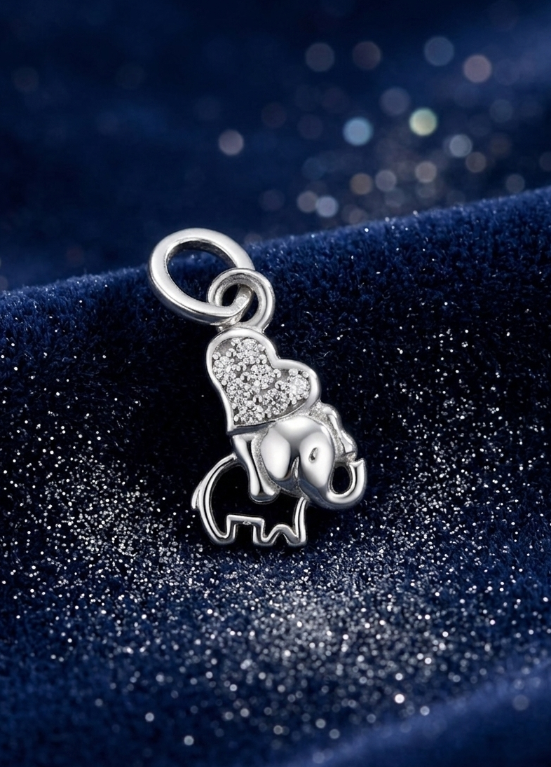 Dilwala Hathi Pendant - 925 Sterling Silver