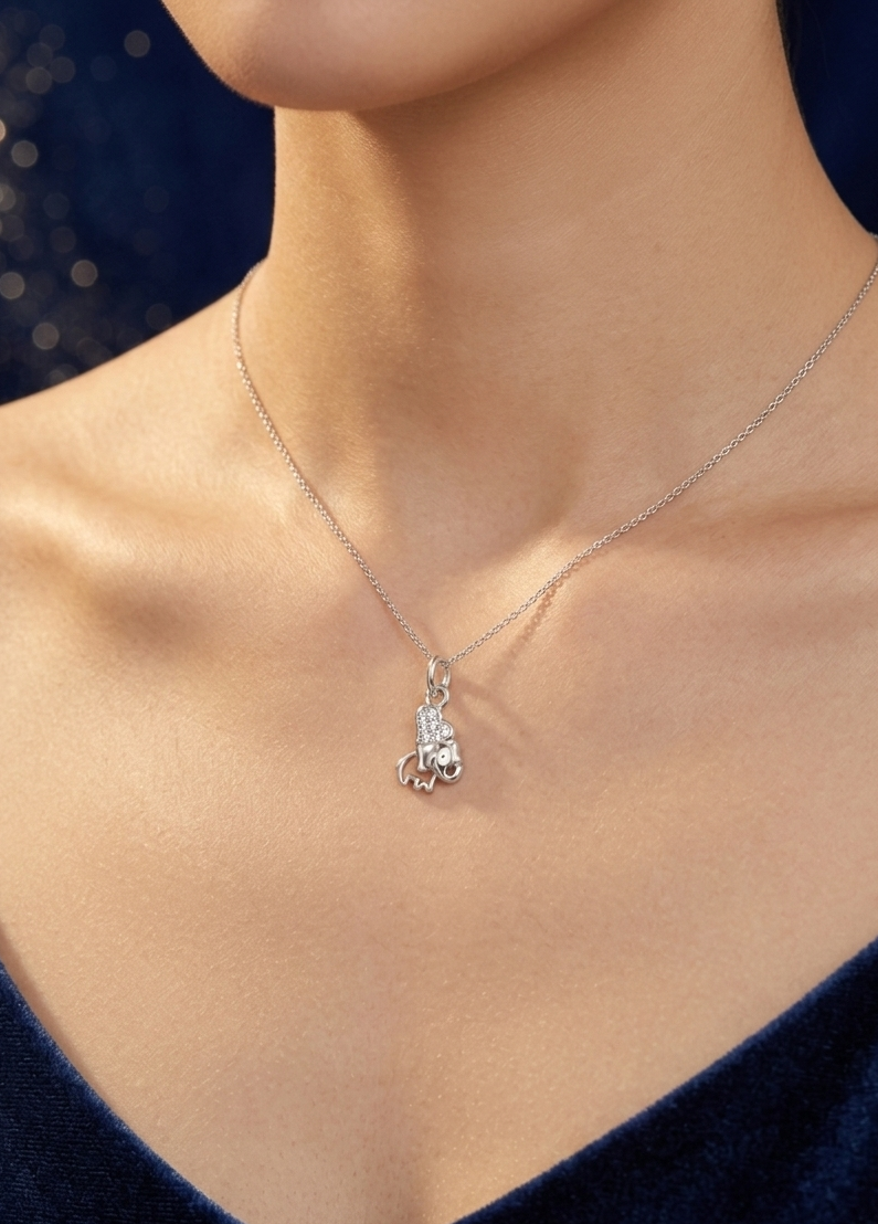 Dilwala Hathi Pendant - 925 Sterling Silver